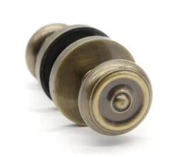 Baldwin Antique Brass Colonial Brass Passage Door Knob Set