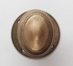 Bronze Antique Dummy Door Knob With Attached Rosette