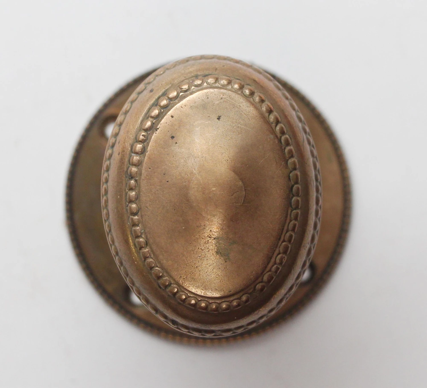 Bronze Antique Dummy Door Knob With Attached Rosette 3 Bronze Antique Dummy Door Knob With Attached Rosette