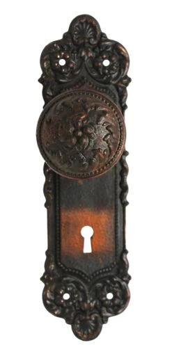 Cast Iron Yale & Towne Monaco Interior Door Knob Set