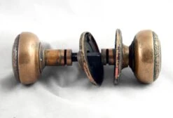 Yale & Towne Brass Concentric Flower Door Knob Set 10 Yale & Towne Brass Concentric Flower Door Knob Set -OGT Sale Store door knob sets for sale j155710