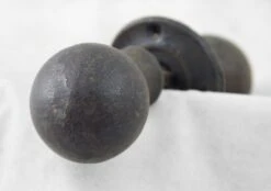 Antique Black Cast Bronze Ball Shaped Door Knob Set 8 Antique Black Cast Bronze Ball Shaped Door Knob Set -OGT Sale Store door knob sets for sale k195285