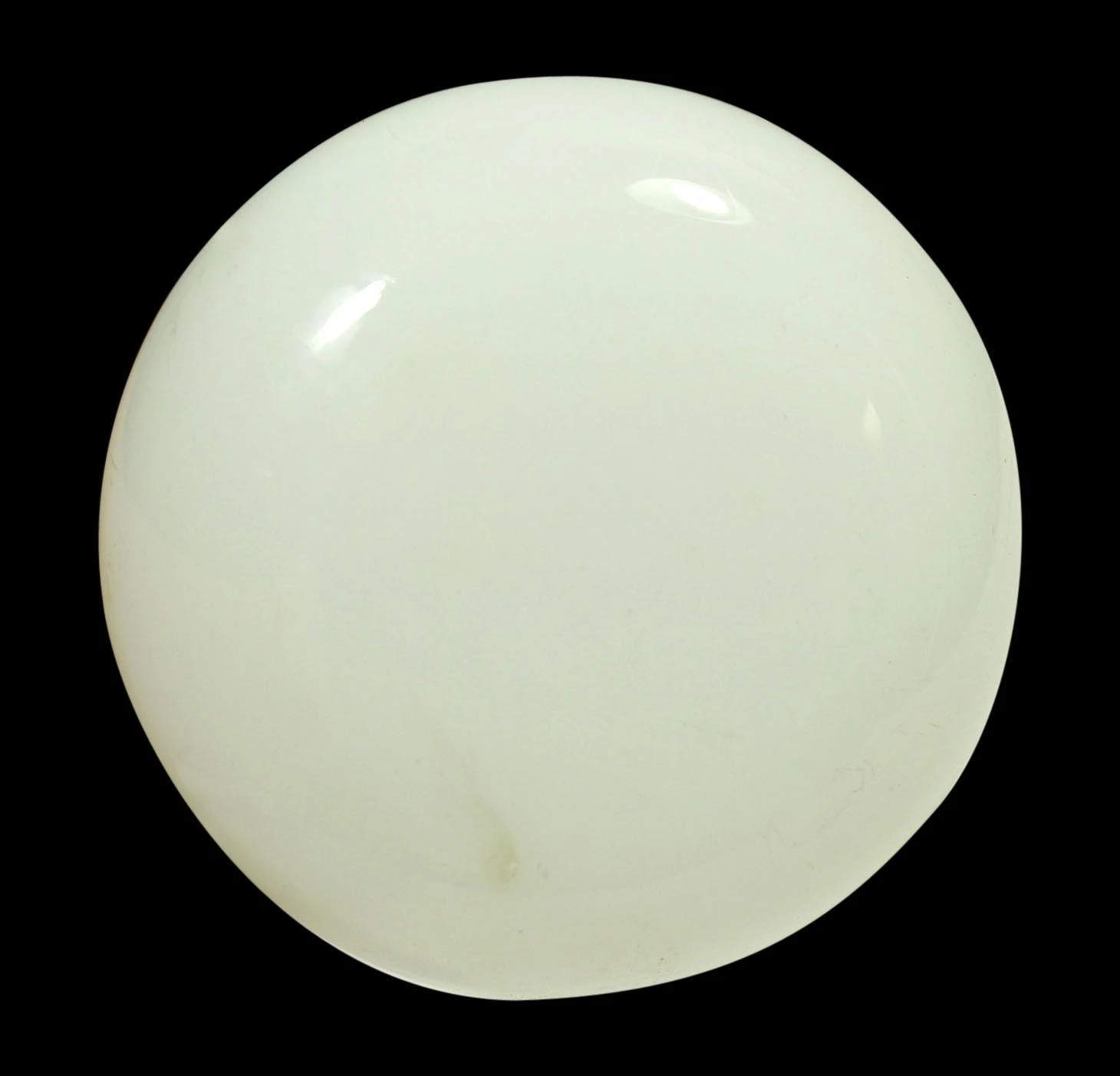 Pair Of Antique White Glass Passage Door Knobs 5 Pair Of Antique White Glass Passage Door Knobs - Image 3