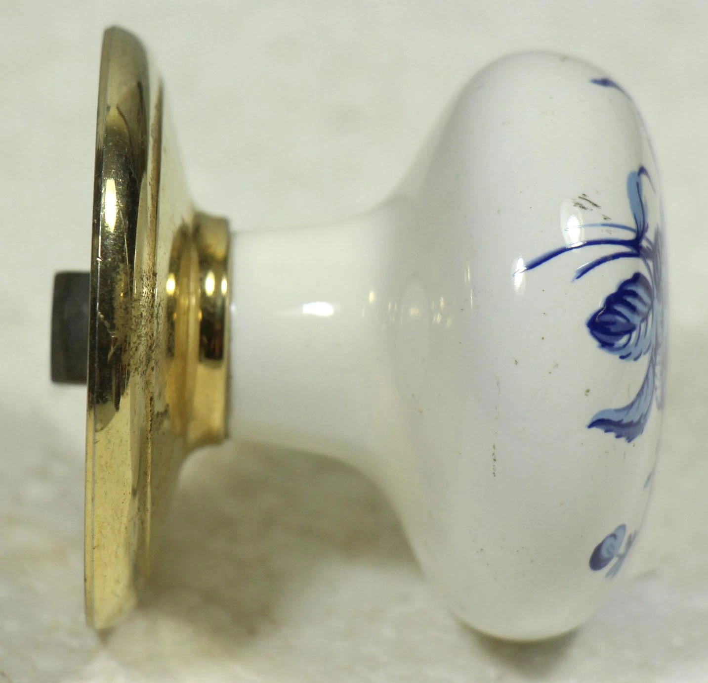 Blue Floral Gainsborough Ceramic Dummy Door Knob 5 Blue Floral Gainsborough Ceramic Dummy Door Knob - Image 3