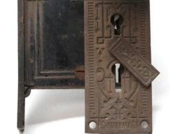 Trenton Bronze Entry Door Knob Plate & Lock Set 12 Trenton Bronze Entry Door Knob Plate & Lock Set -OGT Sale Store door knob sets for sale n231341