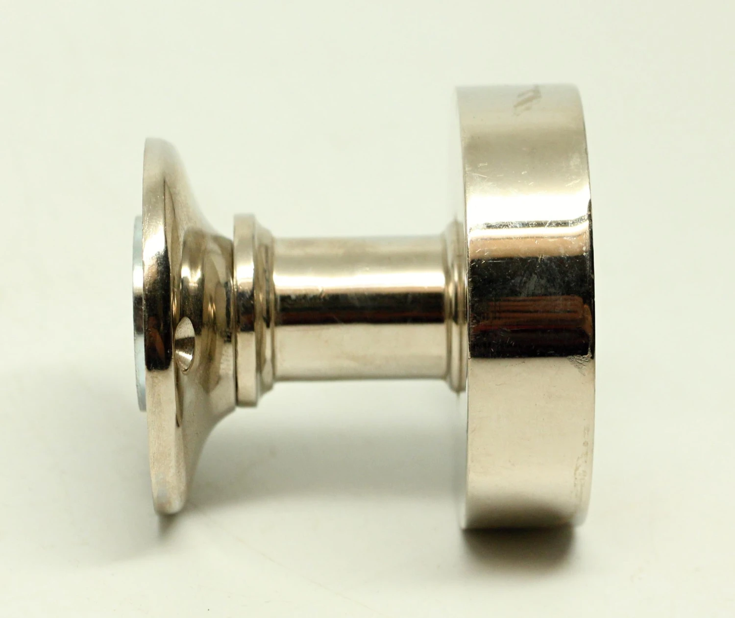 Mid Century Rose Swirl Chrome Dummy Drawer Door Knob 5 Mid Century Rose Swirl Chrome Dummy Drawer Door Knob - Image 3