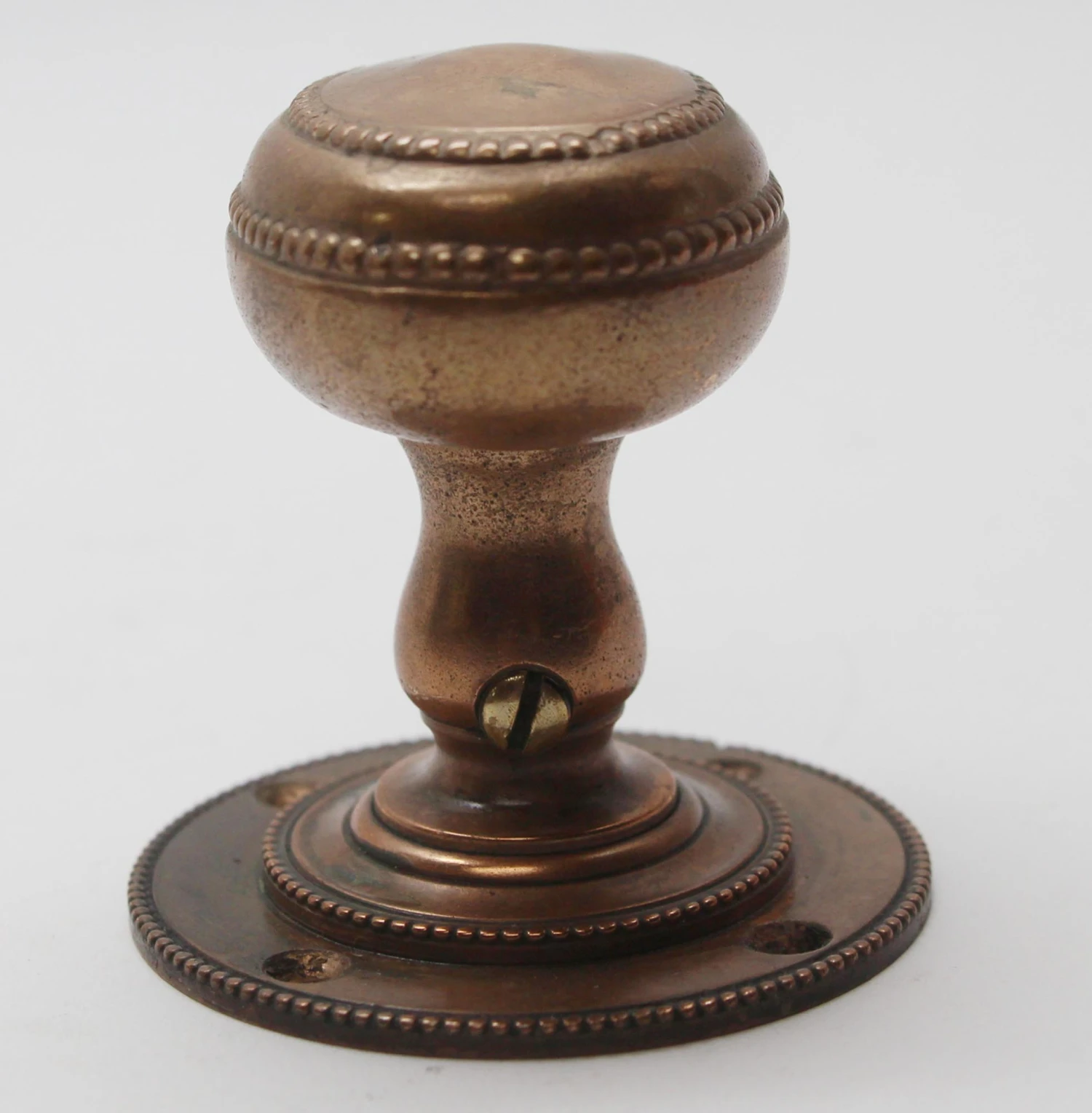 Bronze Antique Dummy Door Knob With Attached Rosette 5 Bronze Antique Dummy Door Knob With Attached Rosette - Image 3