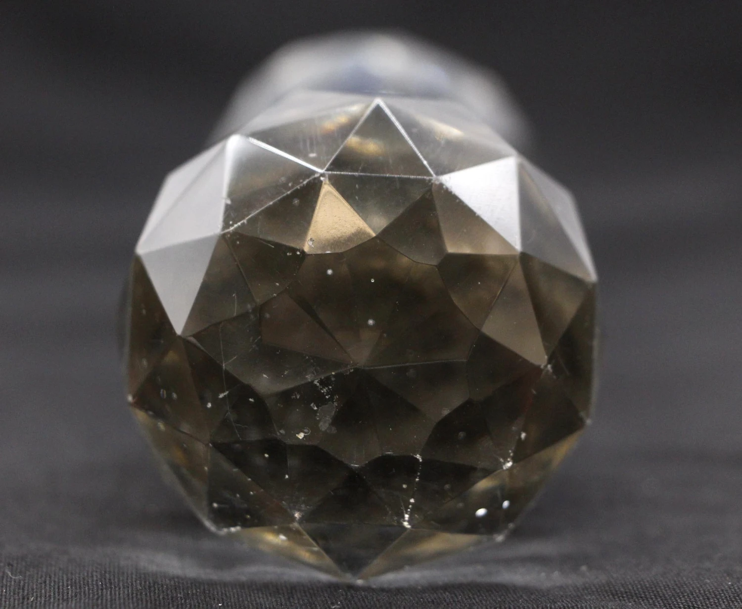 Antique Pair Of Cut Collectors Glass Faceted Doorknobs 5 Antique Pair Of Cut Collectors Glass Faceted Doorknobs - Image 3