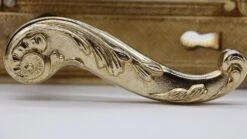 European French Gilded Brass Lever Door Knob Set 17 European French Gilded Brass Lever Door Knob Set -OGT Sale Store door knob sets for sale q279209