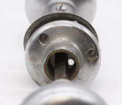 Vintage Brushed Nickeled Brass Passage Door Knob Set 13 Vintage Brushed Nickeled Brass Passage Door Knob Set -OGT Sale Store door knob sets for sale q280383