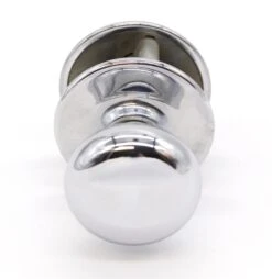 Olde New Modern Chrome Over Brass Round Plain Door Knob Latch Closet Set 10 Olde New Modern Chrome Over Brass Round Plain Door Knob Latch Closet Set -OGT Sale Store door knob sets for sale q284453