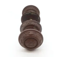 Antique Victorian Brown Passage Door Knob Set 11 Antique Victorian Brown Passage Door Knob Set -OGT Sale Store door knob sets for sale q287150
