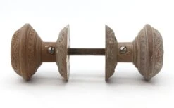 1860s Gothic Russell & Erwin Gutta Percha Passage Door Knob Set 11 1860s Gothic Russell & Erwin Gutta Percha Passage Door Knob Set -OGT Sale Store door knob sets for sale q287724
