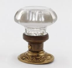 Vintage Octagon Glass Dummy Door Knob With Rosette 8 Vintage Octagon Glass Dummy Door Knob With Rosette -OGT Sale Store door knob sets for sale q287976