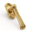 French Gold Plated Brass Dummy Lever Door Handle Set