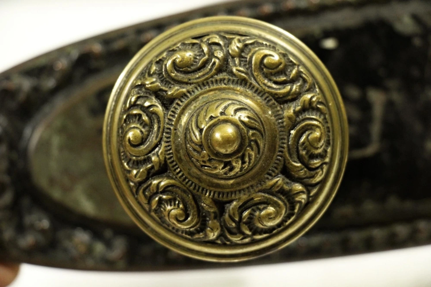 Antique 6 Fold 1920s Door Knob Set 4 Antique 6 Fold 1920s Door Knob Set - Image 2