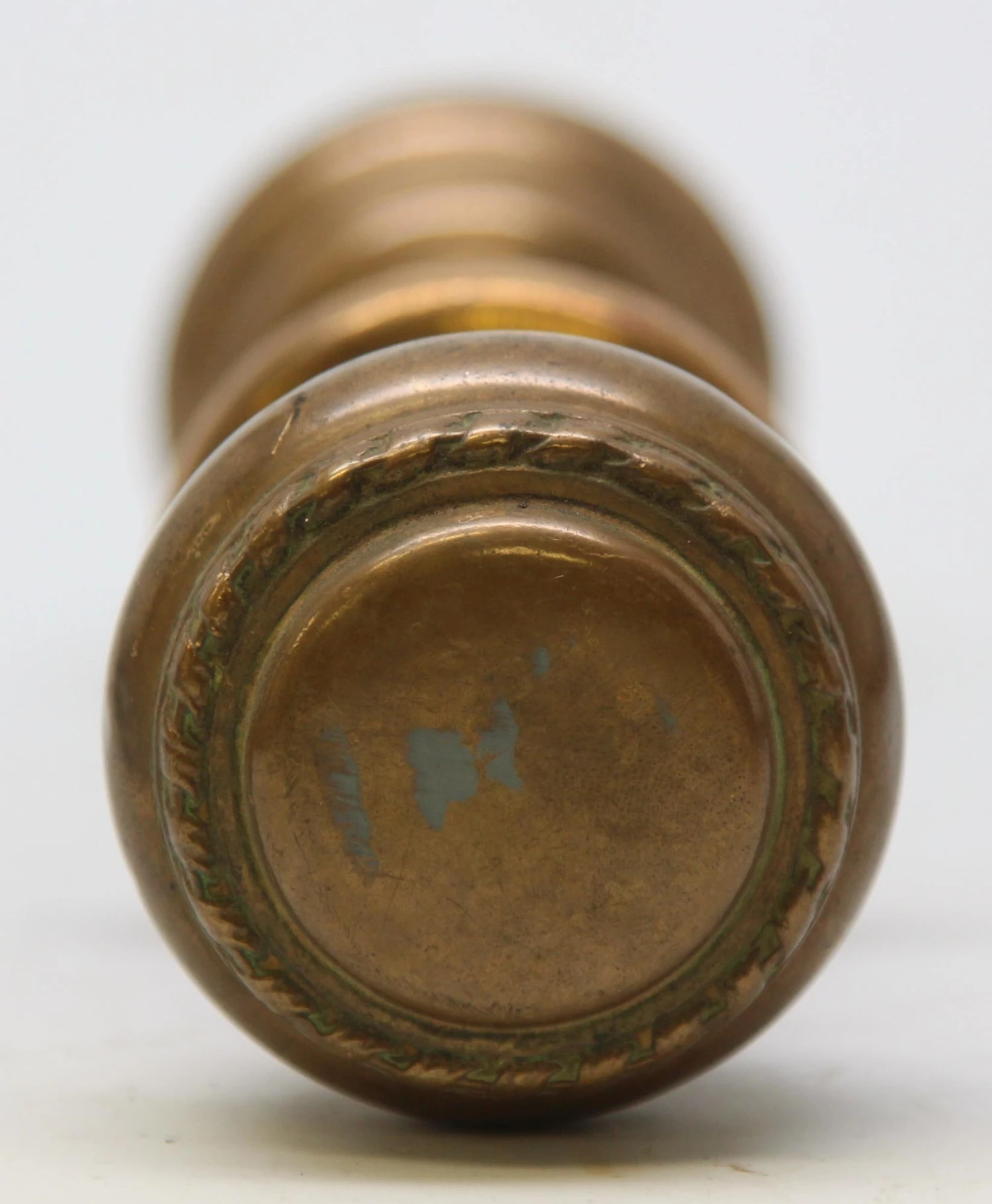 Braided Bronze Knob Set With Rosette 4 Braided Bronze Knob Set With Rosette - Image 2