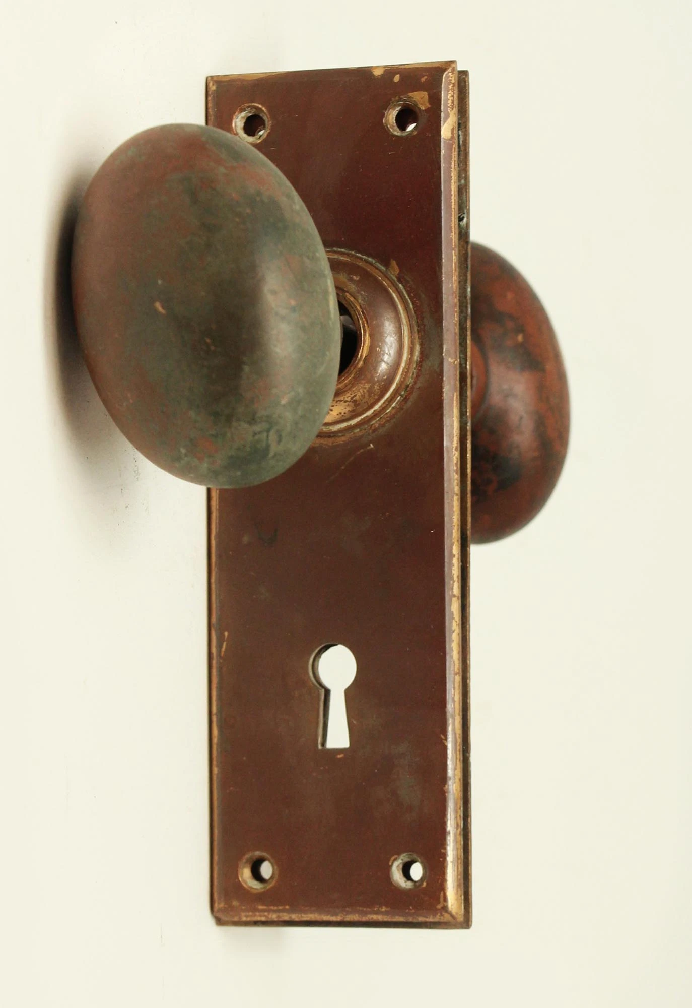 Antique Bronze Oval Heavy Knob Set 4 Antique Bronze Oval Heavy Knob Set - Image 2