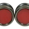 Pair Of Red Enamel Gainsborough Dummy Door Knobs -OGT Sale Store door knob sets pair of red enamel gainsborough dummy door knobs m223126