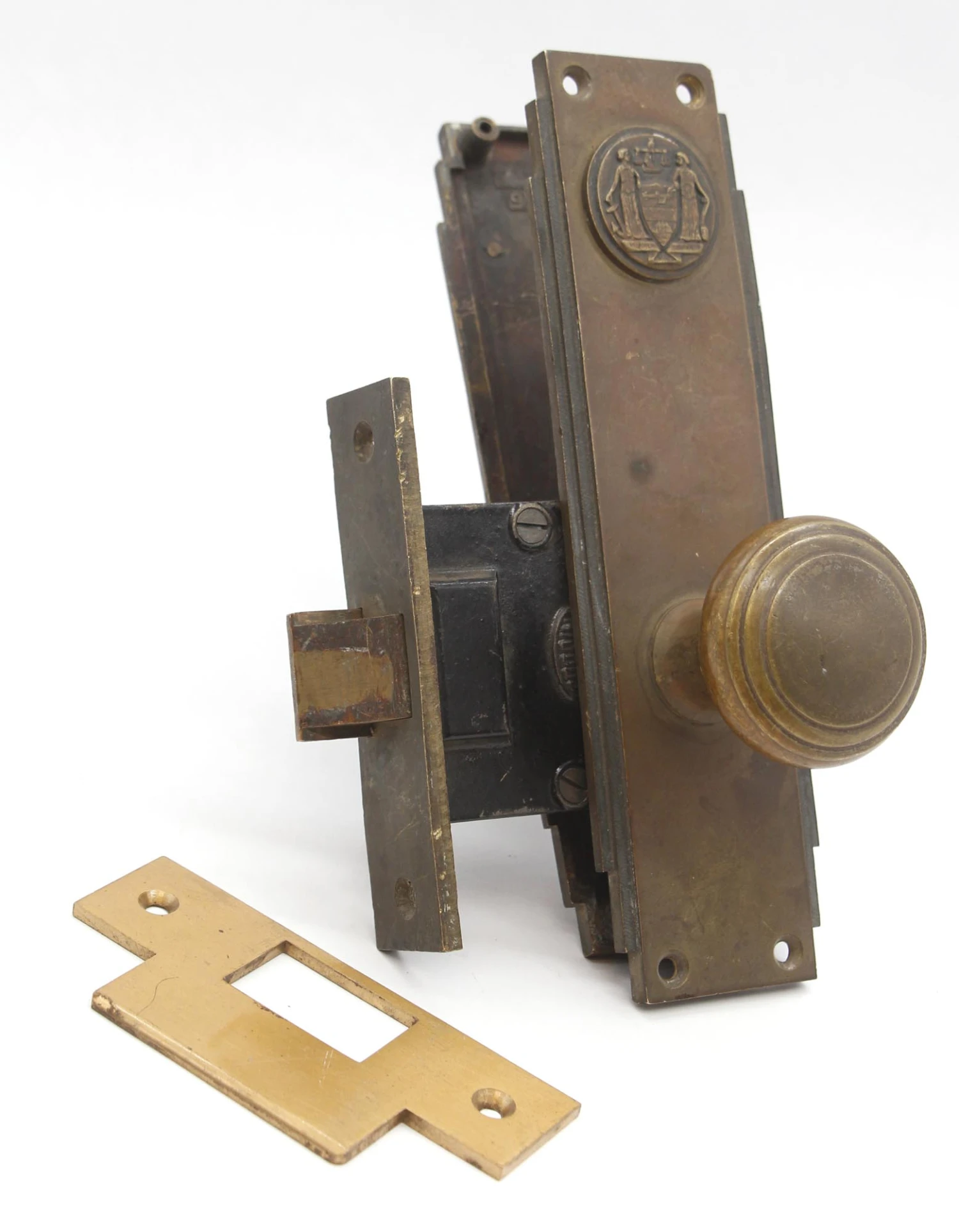 Philadelphia Civic Center Art Deco Bronze Door Knob Set 3 Philadelphia Civic Center Art Deco Bronze Door Knob Set