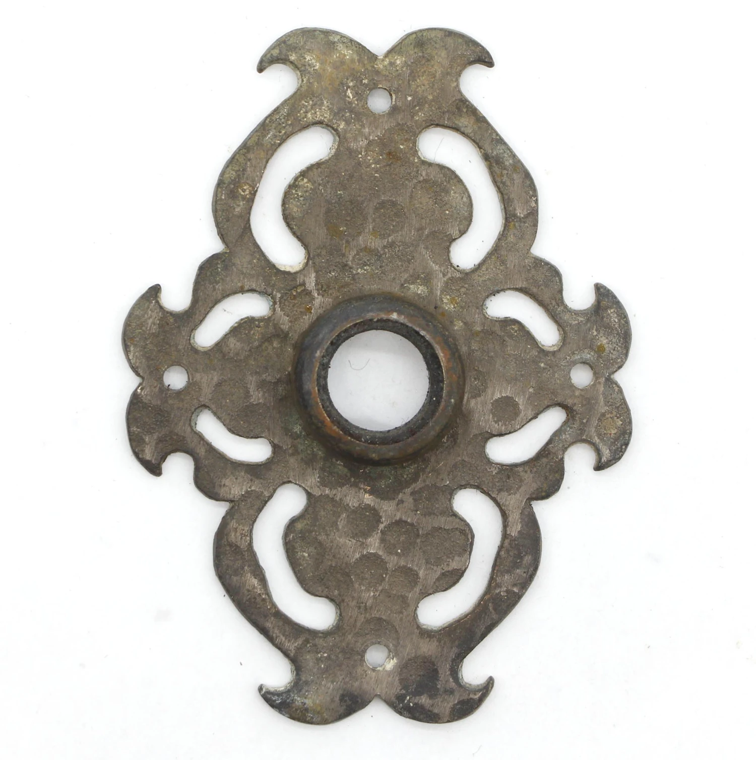 Antique Bronze Arts & Crafts Door Knob With Back Plate 4 Antique Bronze Arts & Crafts Door Knob With Back Plate - Image 2