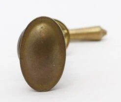 Vintage Oval Brass Knob & Lever Passage Door Knob Set 10 Vintage Oval Brass Knob & Lever Passage Door Knob Set -OGT Sale Store door knob sets q287859