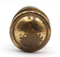 Vintage Beaded Polished Cast Brass Door Knob Set 12 Vintage Beaded Polished Cast Brass Door Knob Set -OGT Sale Store door knob sets q287981