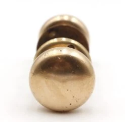 Vintage 2.25 In. Plain Polished Brass Door Knob Set -OGT Sale Store door knob sets q288007
