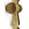 Traditional 1.5 In. Brass Knob Passage Door Knob Set