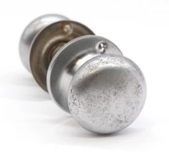 Vintage Classic Brushed Nickel Brass Passage Door Knob Set