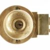 Vintage Copper Plated Unit Lock -OGT Sale Store door knob sets vintage copper plated unit lock k197473