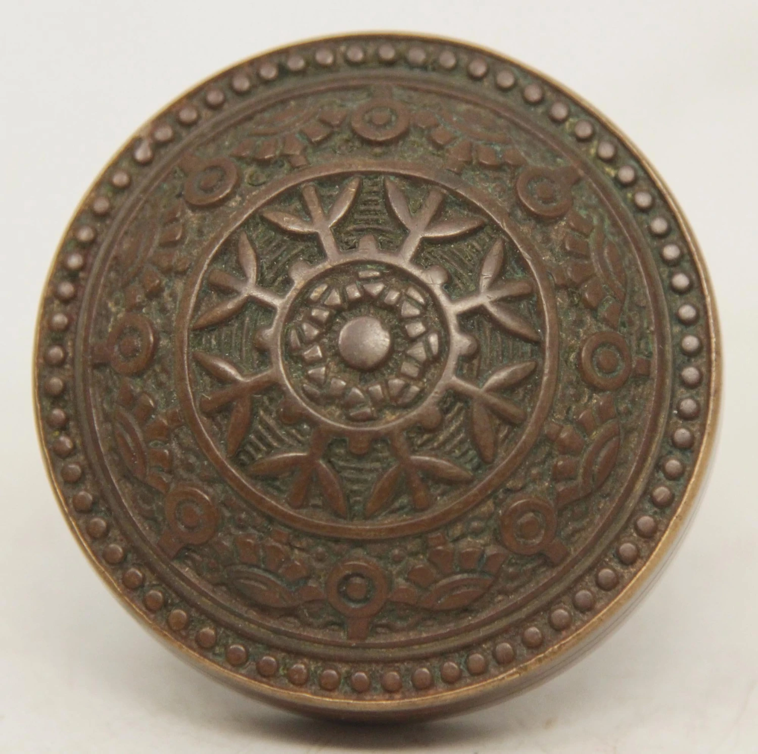 Antique 1880s Reading Windsor Bronze Door Knob 3 Antique 1880s Reading Windsor Bronze Door Knob