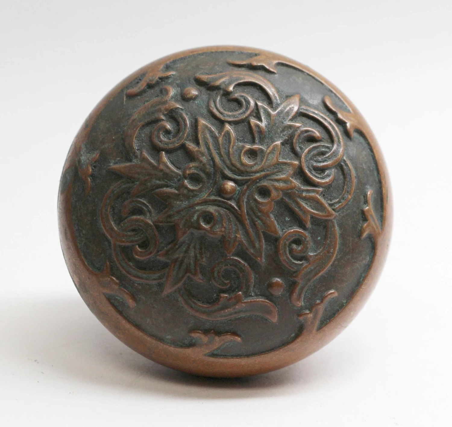 Antique 1890s Bronze Philadelphia Corbin Entry Door Knob 3 Antique 1890s Bronze Philadelphia Corbin Entry Door Knob