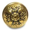 Antique 1890s Reading Floral Brass Passage Door Knob 2 Antique 1890s Reading Floral Brass Passage Door Knob -OGT Sale Store door knobs antique 1890s reading floral brass passage door knob m218395
