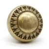 Antique 1900s Brass Sargent Greek Argos Passage Door Knob