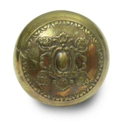 Antique 1900s Reading Creston Brass Passage Door Knob