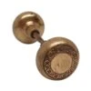 Antique 1920s Brass Barrows Geneva Entry Door Knobs