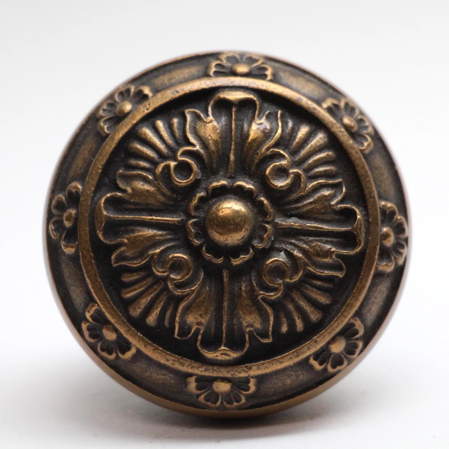 Antique Lockwood 4 Fold Bronze 1895 Door Knob 3 Antique Lockwood 4 Fold Bronze 1895 Door Knob