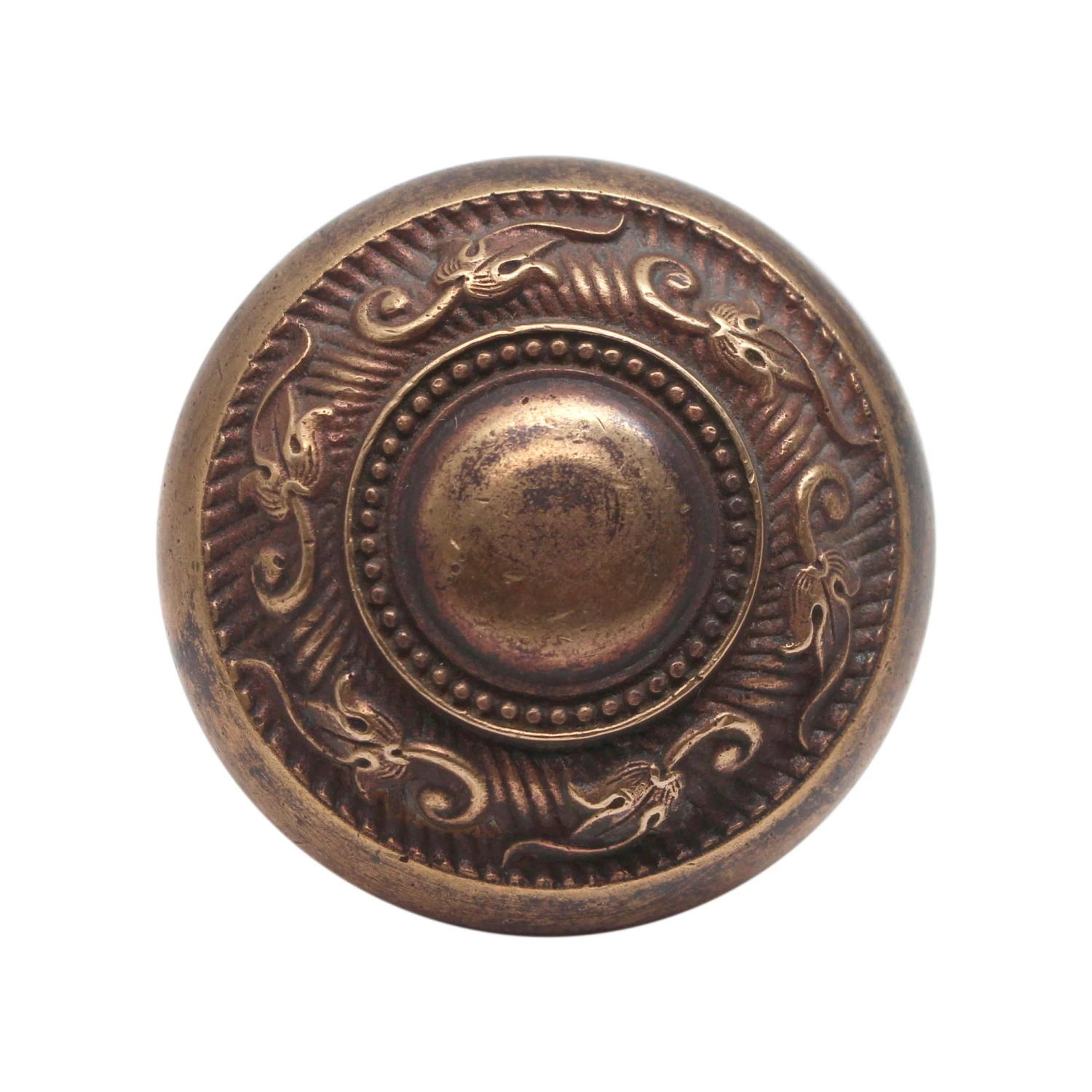 Antique Sargent Brass Concentric Single Entry Dalton Door Knob 3 Antique Sargent Brass Concentric Single Entry Dalton Door Knob