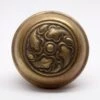 Antique Swirl Brass Door Knob
