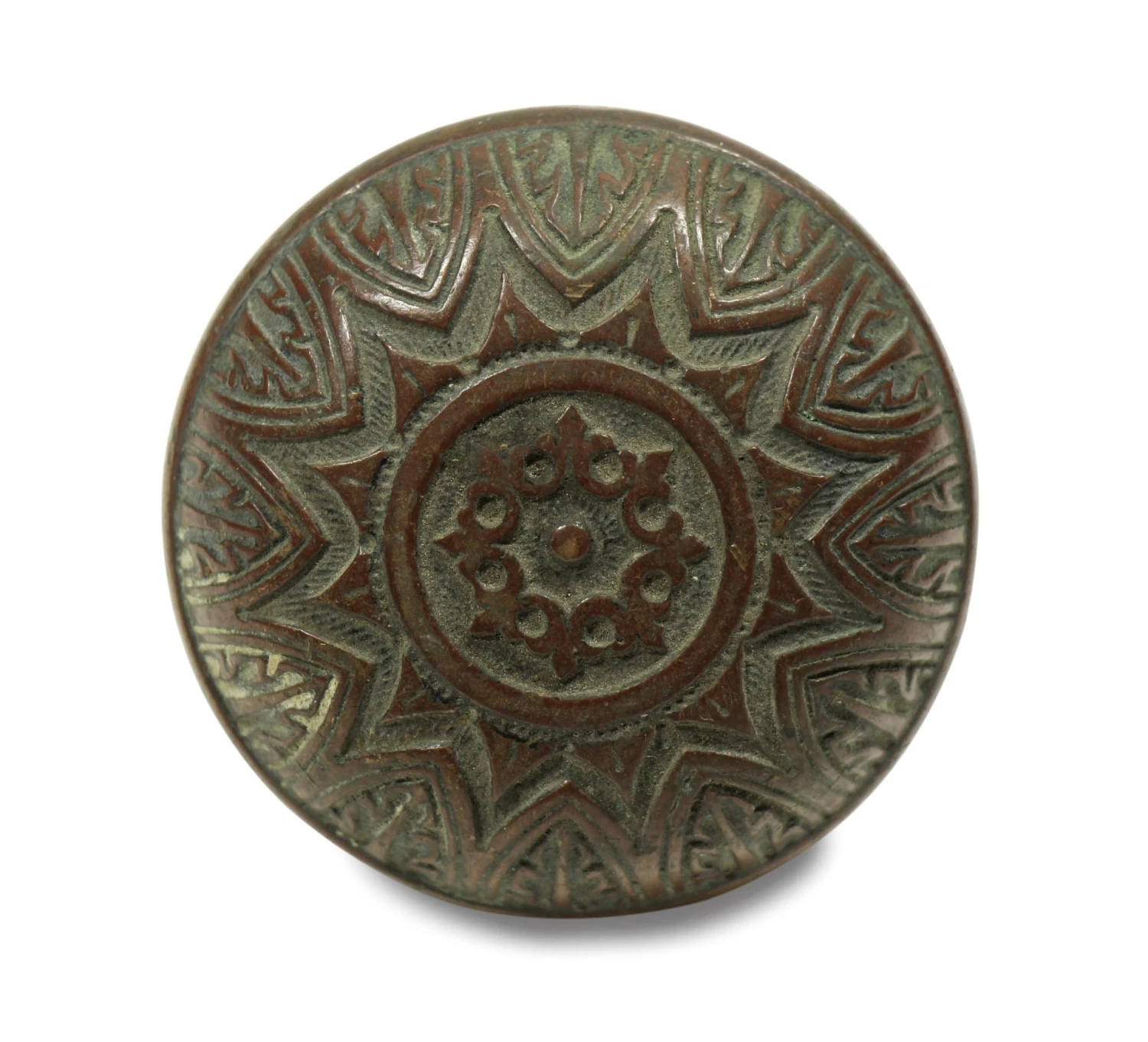 Antique Vernacular Corbin Bronze Passage Door Knob 3 Antique Vernacular Corbin Bronze Passage Door Knob