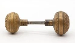 Antique Nashua Four Fold Entry Door Knobs -OGT Sale Store door knobs for sale l200428