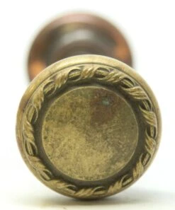 Pair Of Vintage Braided Rope Entry Door Knobs -OGT Sale Store door knobs for sale m228249