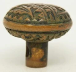 Antique 1880s Britten Graham & Mathess Bronze Door Knob 9 Antique 1880s Britten Graham & Mathess Bronze Door Knob -OGT Sale Store door knobs for sale m228316