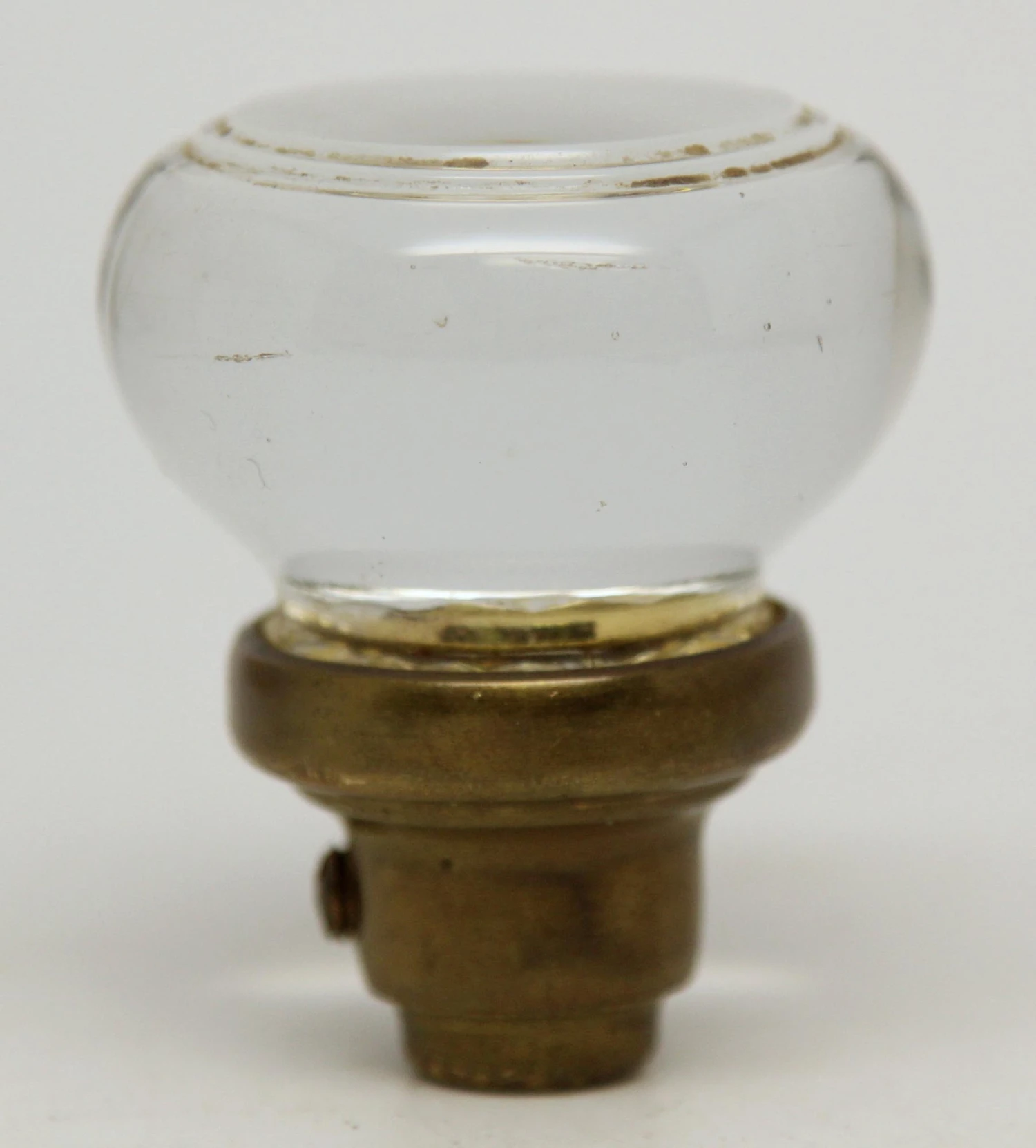 Vintage 1.875 In. Mercury Bullet Glass Door Knob 5 Vintage 1.875 In. Mercury Bullet Glass Door Knob - Image 3