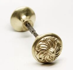 Antique Swirl Art Nouveau Brass Knobs -OGT Sale Store door knobs for sale n248032