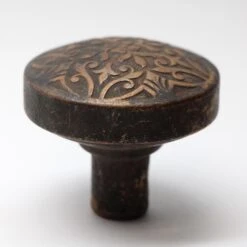 Antique 1900s Lockwood Bronze 4 Fold Passage Door Knob -OGT Sale Store door knobs for sale n255678