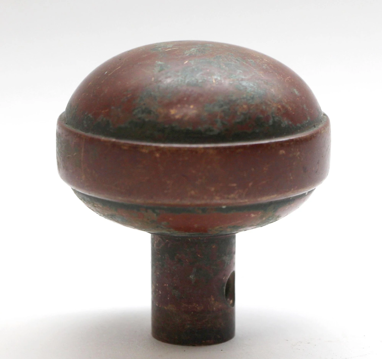 Antique Basic Round Bronze Single Passage Door Knob 5 Antique Basic Round Bronze Single Passage Door Knob - Image 3
