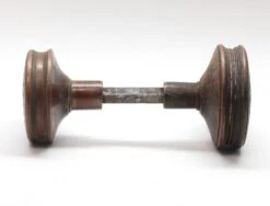 Antique 1880s Corbin Gothic Bronze Entry Door Knobs 9 Antique 1880s Corbin Gothic Bronze Entry Door Knobs -OGT Sale Store door knobs for sale n257019