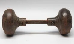 Antique Cast Iron Concentric Passage Door Knobs -OGT Sale Store door knobs for sale n257585